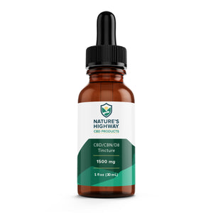 1500mg Split Tincture - CBD, D8, and CBN - Natureshighway.shop