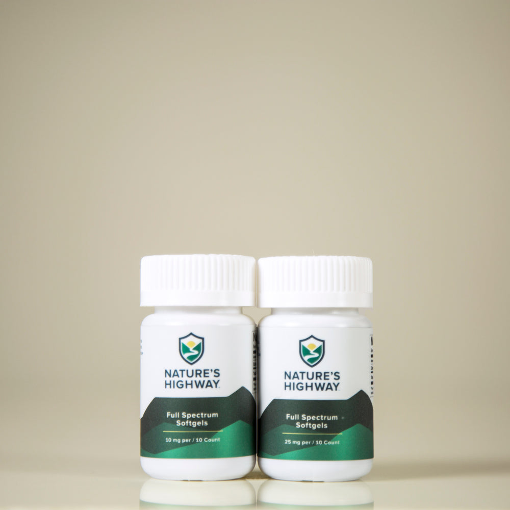 30 Count 25mg Full-Spectrum Softgels - Natureshighway.shop