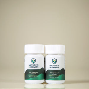 
            
                Load image into Gallery viewer, 30 Count 25mg Full-Spectrum Softgels - Natureshighway.shop
            
        