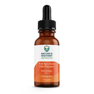 2500mg Full-Spectrum Tincture- Blood Orange - Natureshighway.shop